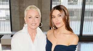 Xuxa resgata saia dos anos 1990 em NY; Sasha usou a mesma peça em desfile de Carolina Herrera em 2023