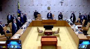 Moraes e Mendonça sentam lado a lado em julgamento em meio a crise histórica no STF; veja