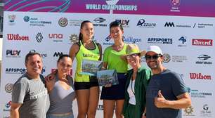 Paranaense Pietra Tremonte e paulista Manuela Gulla são campeãs mundiais Sub 14