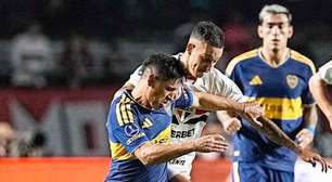 São Paulo reage tarde, empata com o Boca e cai da Sul-Americana