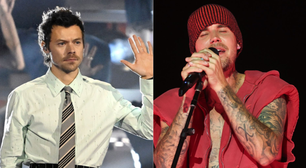Justin Bieber e Harry Styles são artistas mais requisitados para show do intervalo do Super Bowl 2027, diz site