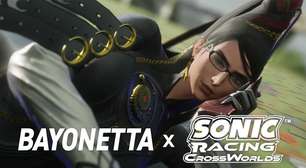 Sonic Racing: CrossWorlds mostra a personagem jogável Bayonetta em novo trailer