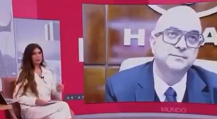 Andréia Sadi passa por saia justa com advogado em entrevista ao vivo: 'Quero respeito'