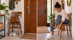 O costume de deixar uma cadeira perto da porta diz mais sobre a casa do que parece