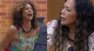 A Fazenda 18: Giovanna surta e dispara contra mãe de Lexa: 'Você é feia'; assista