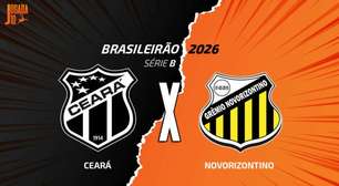 Ceará x Novorizontino: onde assistir, escalações e arbitragem