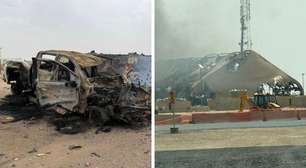 As imagens da destruição em bases militares americanas após ataques do Irã