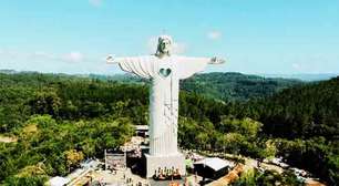 Maior estátua de Jesus Cristo do Brasil não é o famoso Cristo Redentor