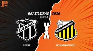 Ceará x Novorizontino, AO VIVO, com a Voz do Esporte, às 19h