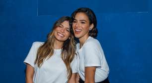 Hi-lo: Bruna Marquezine aposta em camiseta básica de R$ 49,99 e saia sofisticada de R$ 38 mil ao lado da irmã Luana