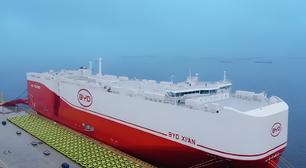 2,5 milhões de carros por ano: BYD vai mais que dobrar sua frota própria de navios para transportar automóveis elétricos