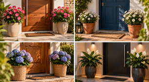 O que significa colocar flores perto da entrada da casa?