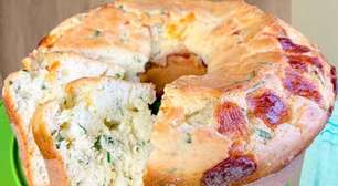 Bolo salgado mais fácil do mundo: econômico, rápido e delicioso, para receber muitos elogios