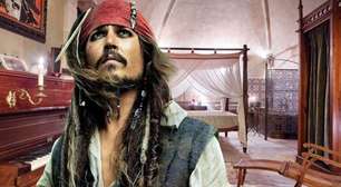 Johnny Depp comprou uma vila francesa de 15 hectares a 27 km de Saint-Tropez e gastou 10 milhões de dólares em reformas para construir piscinas, estúdios de arte e uma adega com tema de piratas