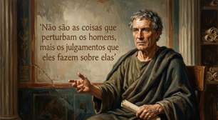 Epicteto, filósofo estoico, sobre como nossa interpretação pesa mais que os próprios acontecimentos: "Não são as coisas que perturbam os homens, mas os julgamentos que eles fazem sobre elas"