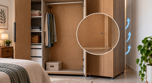 O detalhe escondido no fundo do guarda-roupa que tem uma função que quase ninguém conhece