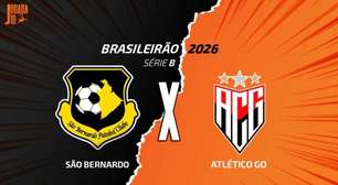 São Bernardo x Atlético-GO: onde assistir, escalações e arbitragem