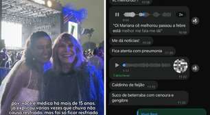 Conselhos de Renata Sorrah para filha médica resfriada divertem internautas: 'Toma caldinho'