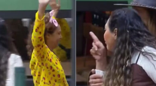 A Fazenda 18: Mãe de Lexa perde a paciência com Giovanna Gold e faz ameaça: 'Você vai levar'