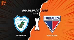 Londrina x Fortaleza: onde assistir, escalações e arbitragem