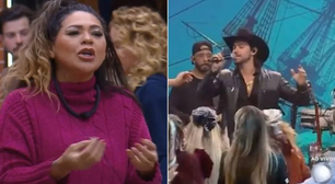 'A Fazenda 18': Darlin Ferrattry desconfia de gesto de Mariano para Giovanna Gold