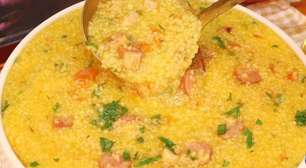 Canjiquinha com bacon e calabresa bem cremosa e quentinha, para aquecer a família nos dias frios