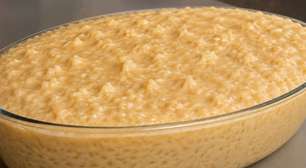 Arroz doce caramelado super cremoso e rápido que rende muito, perfeito para a sobremesa