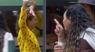 A Fazenda 18: Mãe de Lexa perde a paciência com Giovanna Gold e faz ameaça: 'Você vai levar'