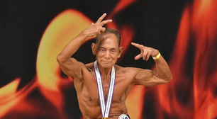 Com dieta vegetariana, japonês de 90 anos vence campeonato de fisiculturismo