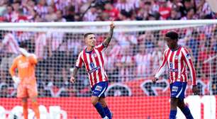 Com um a mais, Atlético de Madrid vence o derby sobre o Real Madrid pelo Campeonato Espanhol