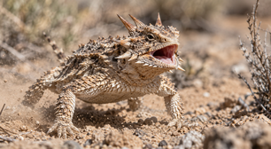 Quando fugir não funciona, este lagarto aumenta a pressão do próprio corpo até fazer os olhos sangrarem