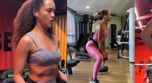 Taís Araújo, aos 47 anos hoje, sobre rotina de exercícios: 'Treinar o corpo, do jeito que dá, também faz parte do nosso plano de independência'