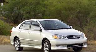 Corolla lidera sedãs usados de até 12 anos; Civic domina entre os carros com mais de 13 anos