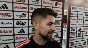 Jorginho, do Flamengo, comemora pausa para a Data Fifa