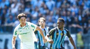 Grêmio empata com o Palmeiras em casa e termina rodada na zona de rebaixamento