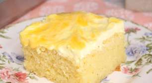 Bolo de laranja com cobertura super fofinho, molhadinho e perfumado, que será um sucesso em sua casa