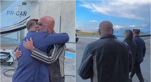 Rick se encontrou com coach de Neymar pouco antes de entrar em helicóptero; veja vídeo