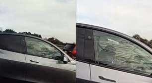 Vídeo mostra motorista de Tesla dormindo ao volante enquanto carro trafega a 96 km/h nos EUA