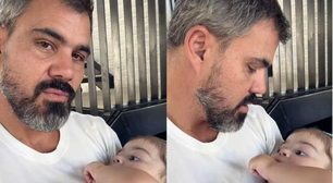Filha de Juliano Cazarré recebe alta após 22 dias internada e volta para casa