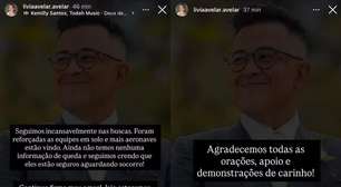 Esposa de empresário de Rick implora resgate ao helicóptero desaparecido: 'Aguardando socorro'