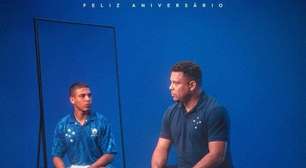 Cruzeiro dá parabéns a Ronaldo por 'outro aniversário' de 50 anos