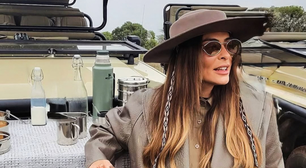 De chapéu a lenço na cabeça: Juliana Paes curte safári na África do Sul com 2 looks estilosos