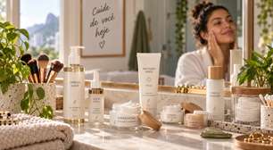Nem dez produtos, nem rotina complicada: o skincare básico que realmente cabe em uma manhã corrida