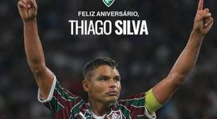 Fluminense parabeniza Thiago Silva pelos 42 anos: "Maior da história"