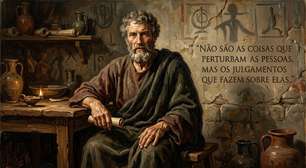 Epicteto, filósofo estoico, sobre como nossa interpretação pesa mais do que os próprios acontecimentos: "Não são as coisas que perturbam as pessoas, mas os julgamentos que fazem sobre elas"