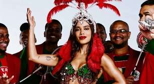 Anitta celebra festa de 38 anos da Grande Rio após coroação