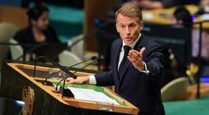 Na ONU, Macron critica operações em Gaza e na Cisjordânia; Israel denuncia 'absurdo grotesco'