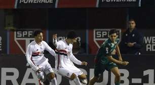 São Paulo bate Palmeiras e sonha com G8 do Brasileirão Sub-17