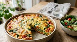 Quiche de legumes sem massa: leve, prática e fácil para o jantar