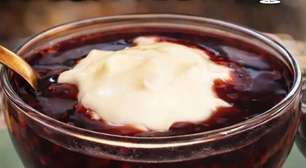Sagu com creme divino feito de forma tradicional com sabor marcante e muita cremosidade